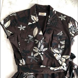 Talbots wrap dress 6P